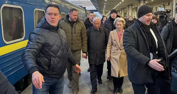 В третью годовщину полномасштабного вторжения РФ в Киев в знак поддержки съехались иностранные лидеры