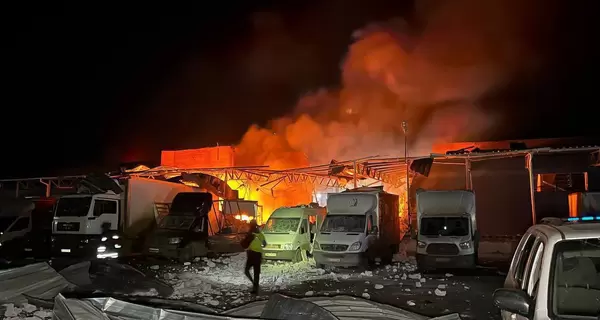 В Сумах российские дроны попали в терминал 