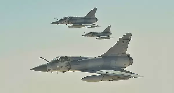 Французские Mirage-2000 ночью впервые отражали массированную российскую атаку