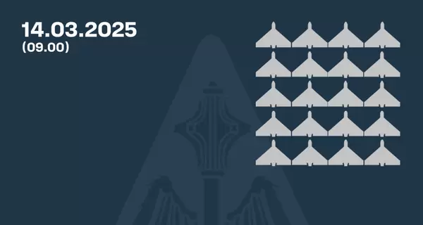 Россия атаковала 27 дронами, силы ПВО сбили 16 вражеских БпЛА