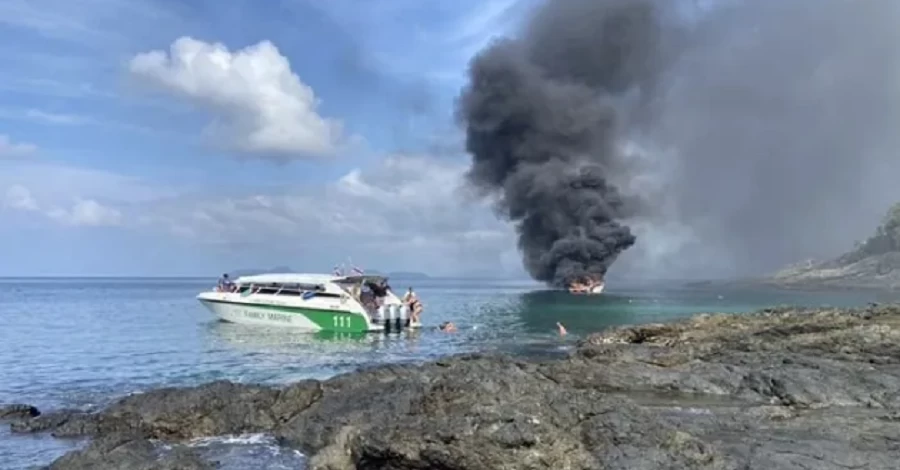 В Таиланде взорвался катер с российскими туристами, есть пострадавшие