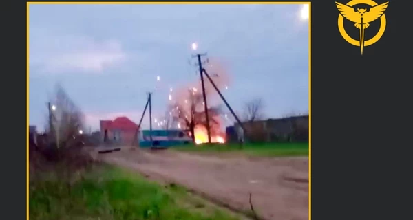 В Мелитополе ГУР уничтожило броневик с «кадыровцами»