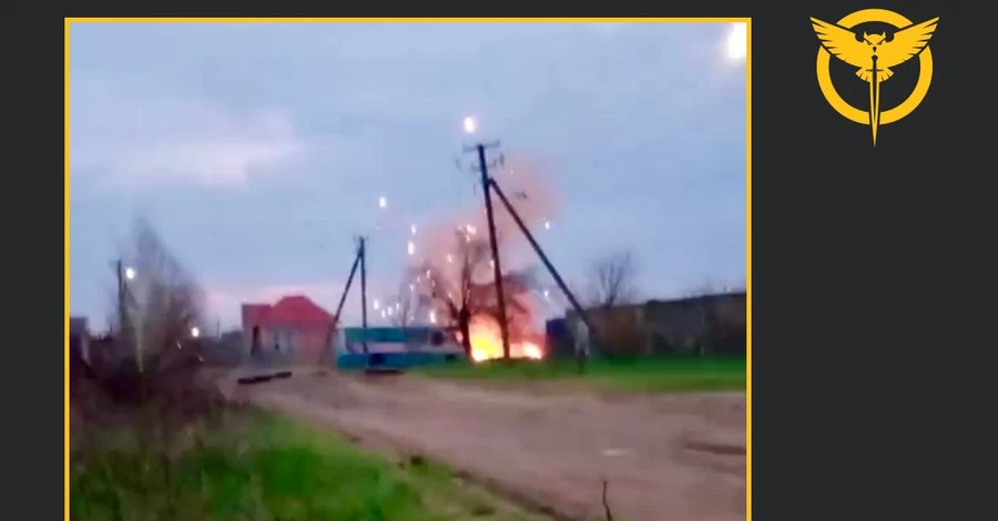 В Мелитополе ГУР уничтожило броневик с «кадыровцами»