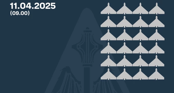 Россия атаковала 39 дронами, силы ПВО сбили 24 