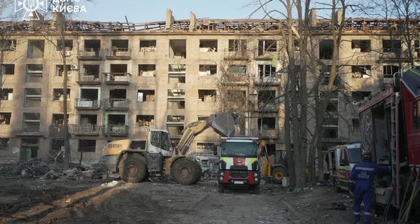 В Киеве завершены поисково-спасательные работы в разрушенной многоэтажке