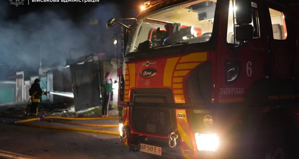 РФ массированно ударила дронами по Запорожью, пострадало около 30 человек