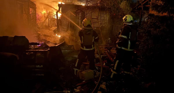 Россияне атаковали ночью дронами Киев и Черкассы, среди раненых - двое детей