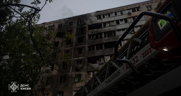 В результате российской атаки в Киеве погибли мать и сын, ранены четверо детей