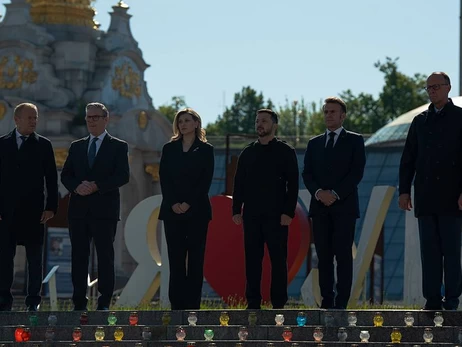 Зеленский и лидеры 