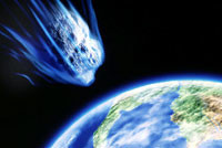 Крупный астероид вошел в атмосферу Земли 