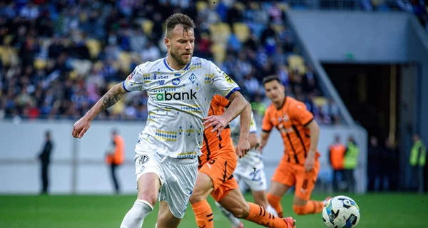 Ярмоленко в Кубке Украины отличился голом, повторив достижение Реброва 