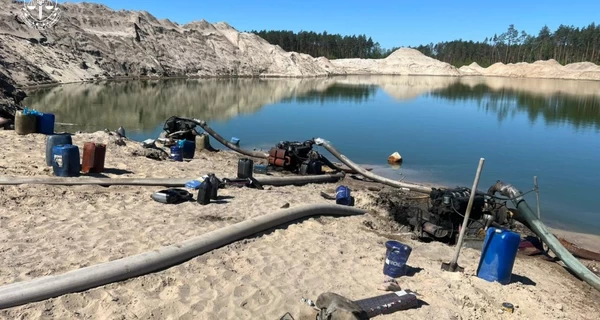 В Ровенской области разоблачили масштабную схему незаконной добычи янтаря на сотни миллионов гривен