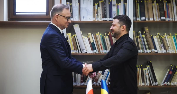 Зеленский встретился с Дудой после заявления о 