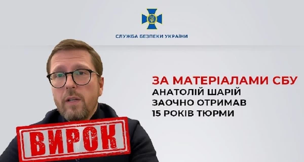 Российский пропагандист Анатолий Шарий заочно получил 15 лет тюрьмы за госизмену