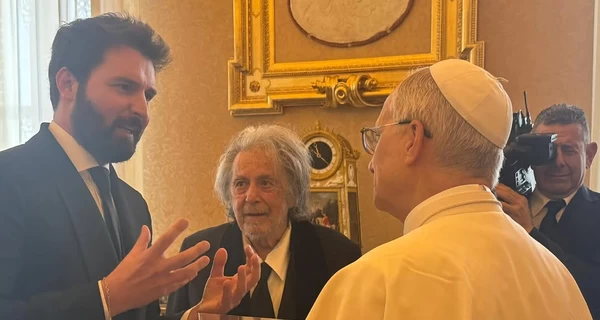 Аль Пачіно зустрівся з Папою Римським у Ватикані