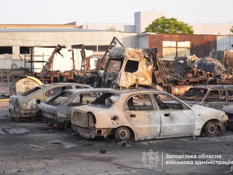 Россия ночью атаковала Запорожье 13 дронами