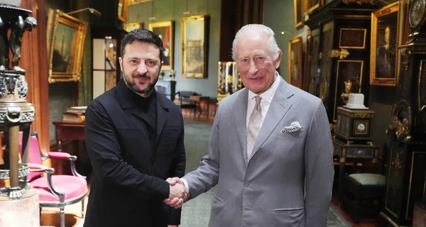 Владимир Зеленский встретился с королем Чарльзом III в Виндзорском замке