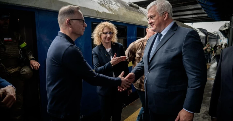 В Киев приехал Дуда с прощальным визитом на посту президента Польши