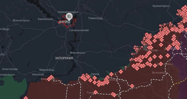 На карте Deepstate впервые появилась серая зона на Днепропетровщине