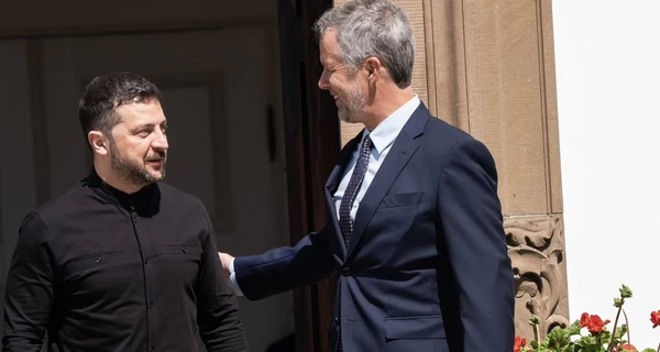 Король Дании принял Владимира Зеленского в своей летней резиденции