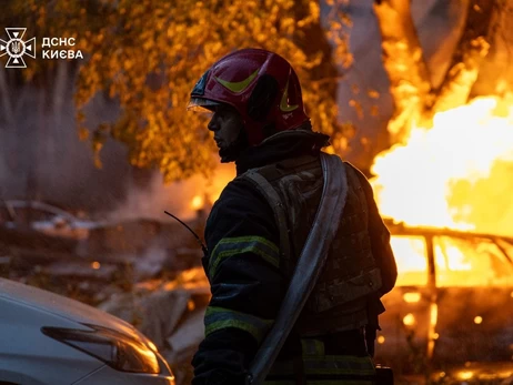 После обстрела весь Киев накрыло едким дымом 