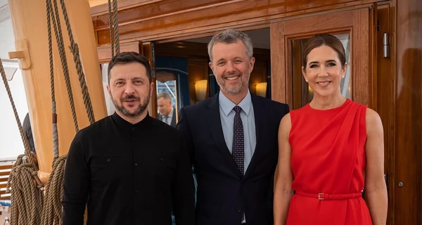 Владимир Зеленский во время визита в Данию посетил торжественный королевский ужин