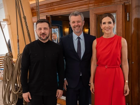 Володимир Зеленський під час візиту до Данії відвідав урочисту вечерю Фредеріка Х та королеви Мері