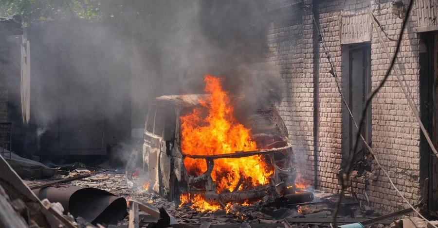 Россияне атаковали Запорожье дронами, по меньшей мере 10 пострадавших