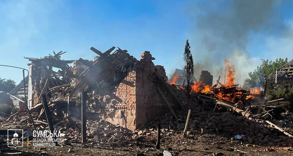 В результате российского удара часть Сумщины осталась без света
