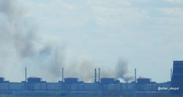 В районе Запорожской АЭС заметили задымление, в регионе начал пропадасть свет