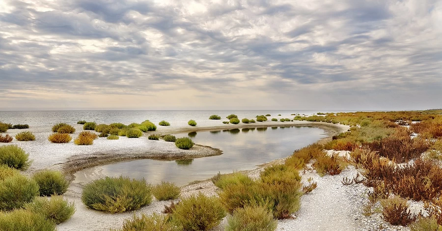 На тимчасово окупованій Кінбурнській косі з'явився прапор України