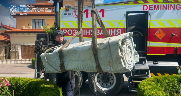 В Киеве возле жилого дома выявили боевую часть российской ракеты Х-69