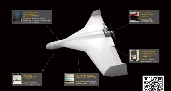 ГУР – о новом российском БпЛА: наполовину состоит из китайских компонентов