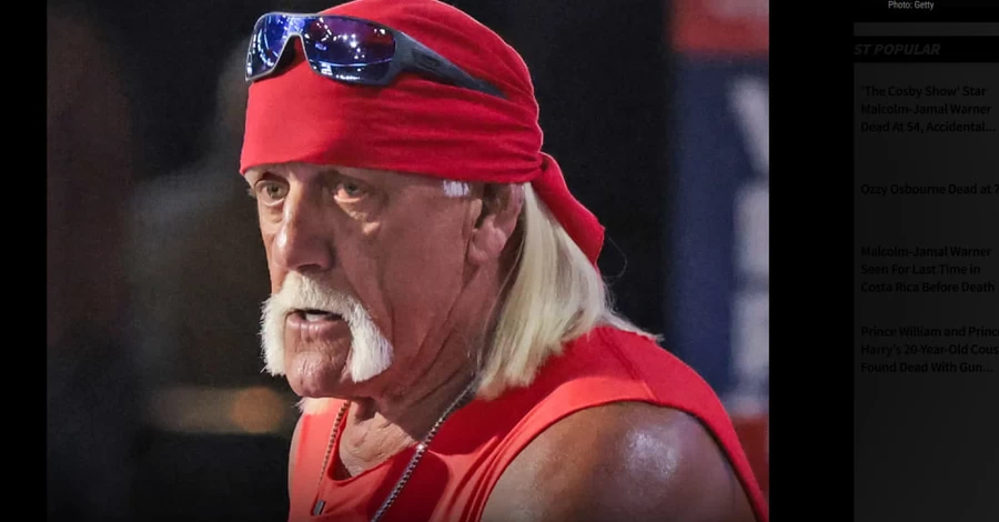 Помер легенда рестлінгу Халк Хоган, відомий під прізвиськом 