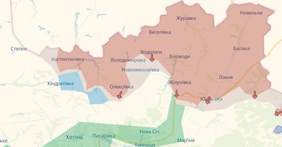 Украинские военнослужащие освободили Кондратовку в Сумской области