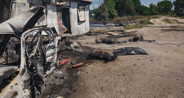 Россияне ударили из РСЗО на Харьковщине по людям, пришедшим за гуманитаркой, пятеро погибших