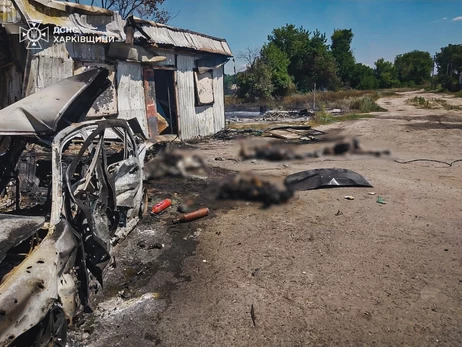 Россияне ударили из РСЗО на Харьковщине по людям, пришедшим за гуманитаркой, пятеро погибших