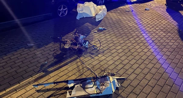 В Минске неизвестный дрон упал во дворе многоквартирного жилого дома (обновлено)