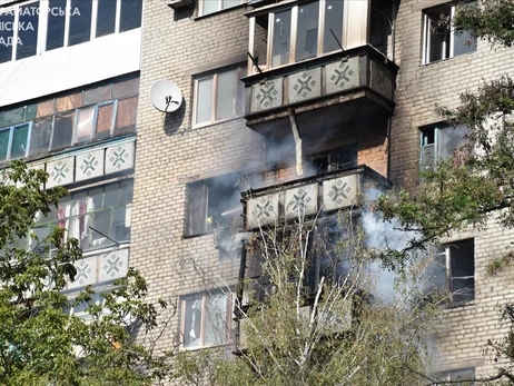 Рссияны бьют дронами по Краматорску - много разрушений, есть раненые 