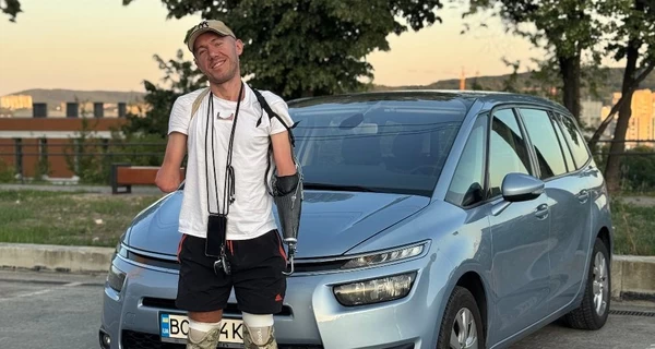 Ветеран из Львова без рук и ног: За день за рулем могу наездить и 150 километров 
