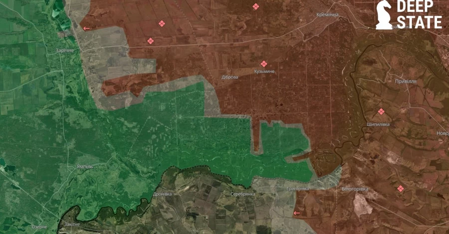 Россияне продвинулись в Серебрянском лесу и вплотную подошли  к Торскому, - DeepState 