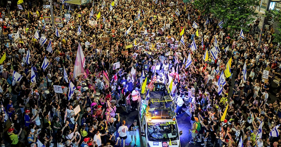 В Ізраїлі відбулися масові протести проти захоплення сектору Газа