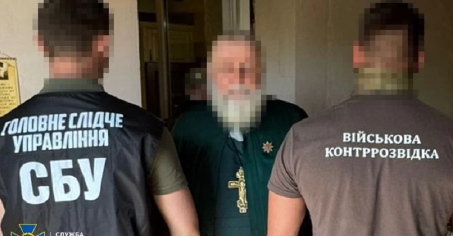 У Запоріжжі священник Московського патріархату координував агентурну мережу РФ - його затримали