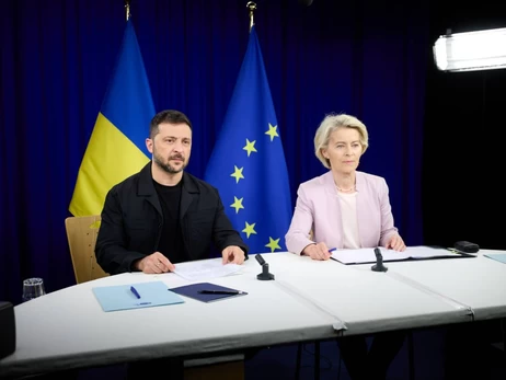 Зеленський дві години радився з лідерами ЄС та вирушив до Вашингтону