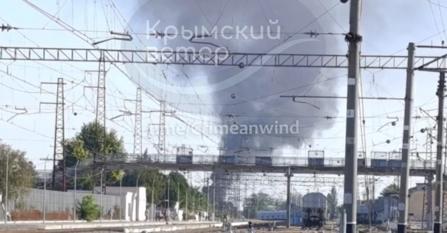 Силы спецопераций Украины поразили железнодорожную станцию и нефтебазу в Крыму