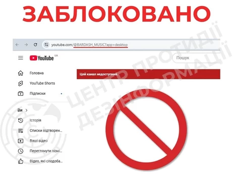 YouTube заблокував канал продюсера Юрія Бардаша