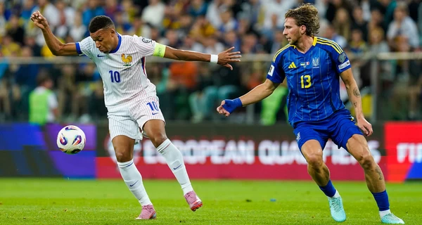 Украина проиграла Франции в стартовом отборе на ЧМ-2026