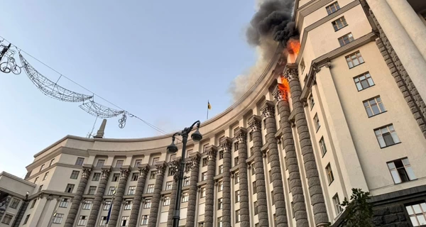 В здание Кабмина попал не 