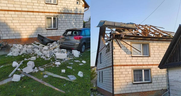 В Польше российский дрон повредил частный дом и автомобиль