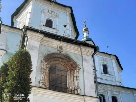 Российский дрон ударил по центру Сум - поврежден Свято-Воскресенский собор